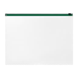 Папка-конверт на ZIP-молнии А4, 120 мкм, ErichKrause Fizzy Clear, c цветной молнией, до 100 листов, микс