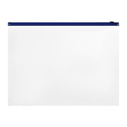 Папка-конверт на ZIP-молнии А4, 120 мкм, ErichKrause Fizzy Clear, c цветной молнией, до 100 листов, микс