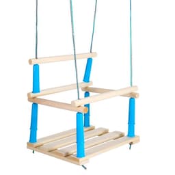 Качели подвесные, дерево, сиденье 33×22 см, цвет МИКС