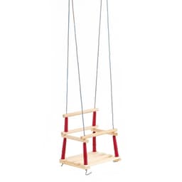Качели подвесные, дерево, сиденье 33×22 см, цвет МИКС