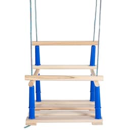 Качели подвесные, дерево, сиденье 33×22 см, цвет МИКС