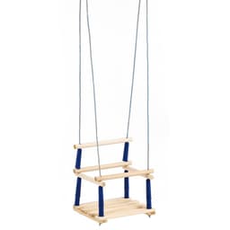 Качели подвесные, дерево, сиденье 33×22 см, цвет МИКС