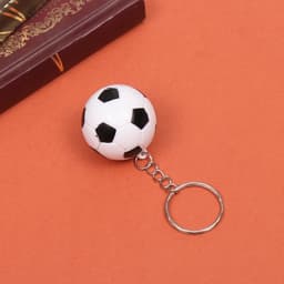 Брелок для ключей на кольце «Футбольный мяч», пластик, 3×3×3 см, МИКС