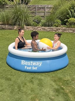 Бассейн надувной Bestway Fast Set 57392, 183×51 см, круглый