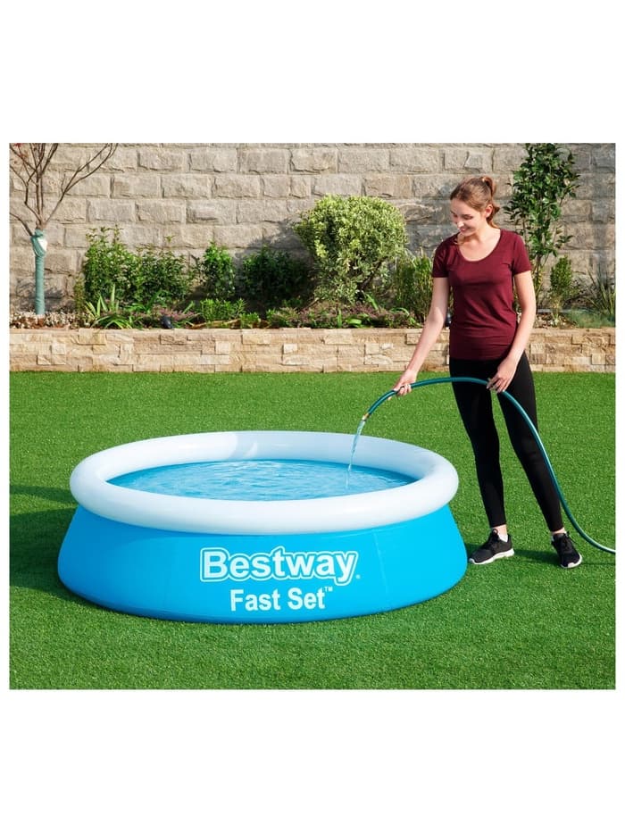 Бассейн надувной Bestway Fast Set 57392, 183×51 см, круглый