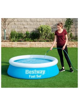 Бассейн надувной Bestway Fast Set 57392, 183×51 см, круглый