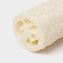 Люффа - мочалка для тела натуральная Доляна, 8×6×6 см, бежевая