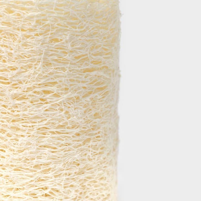 Люффа - мочалка для тела натуральная Доляна, 8×6×6 см, бежевая