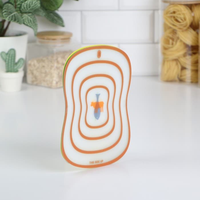 Доски разделочные гибкие Доляна «Ассорти», набор 4 шт., 20×14.7 см, ассорти