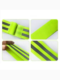 Повязка нарукавная светоотражающая, эластичная, на липучке, 35×4.8 см