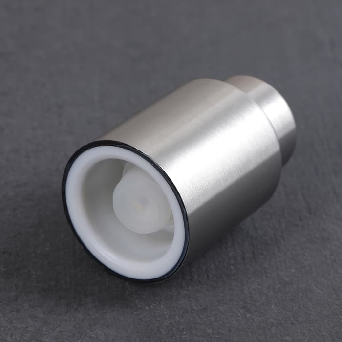 Пробка для вина вакуумная «Профи», 4.5×7 см, нержавеющая сталь, серебристая