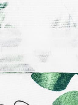 Шторы для кухни «Доляна. Эвкалипт», 150×180 см - 2 шт., подхваты - 2 шт., 164 г/м², 100% хлопок