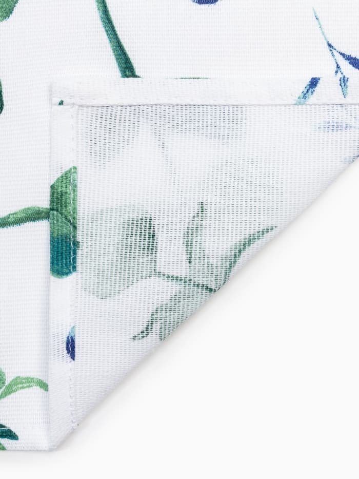 Шторы для кухни «Доляна. Эвкалипт», 150×180 см - 2 шт., подхваты - 2 шт., 164 г/м², 100% хлопок