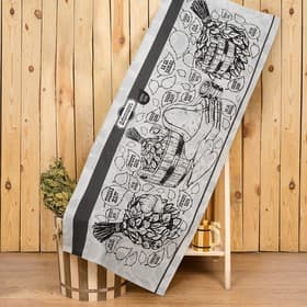 Полотенце банное вафельное «Этель. Легкого пара», 60×146 см, хлопок 100%