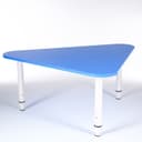 Стол растущий «Треугольник», на металлокаркасе, группа роста 0 – 3, 600×400(580)×600 мм, цвет синий