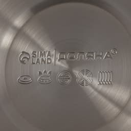 Чайник Доляна Snow, 3 л, со свистком, индукция, нержавеющая сталь, коричневый