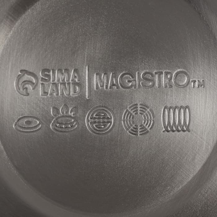 Чайник Magistro Stone, 2.7 л, со свистком, ручка софт тач, индукция, нержавеющая сталь, бежевый