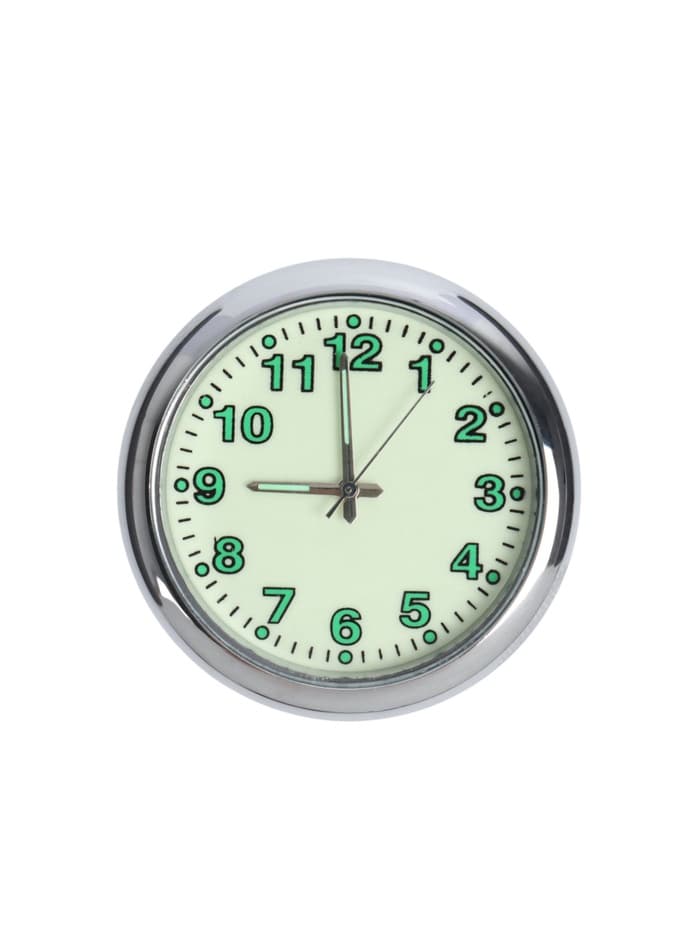 Часы автомобильные, внутрисалонные, d=4.5 см, фотолюминесцентный циферблат