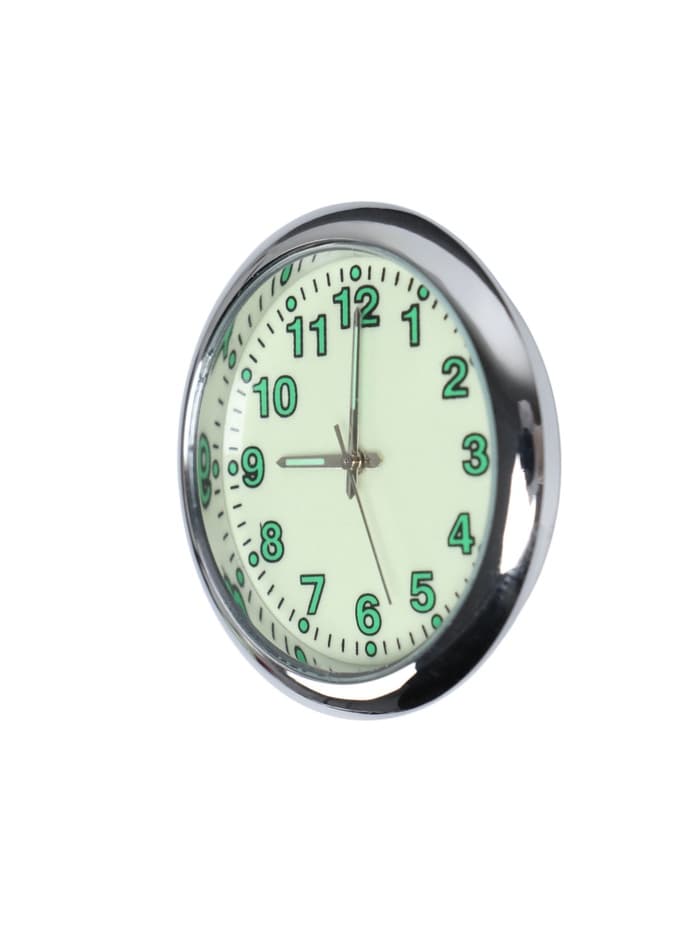 Часы автомобильные, внутрисалонные, d=4.5 см, фотолюминесцентный циферблат