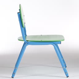 Стул детский штабелируемый «Сема», группа роста 1 – 3, цвет зелёный/синий