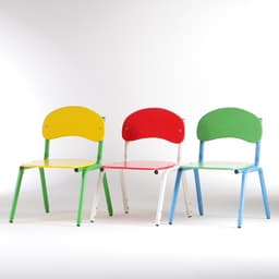 Стул детский штабелируемый «Сема», группа роста 1 – 3, цвет зелёный/синий