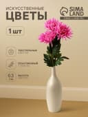 Цветы искусственные «Астра пионовидная», 17×63 см, сиреневые