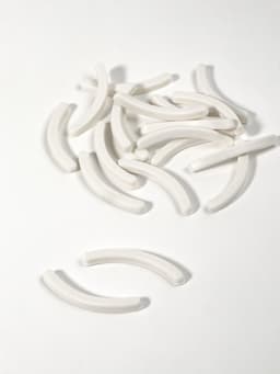 Сменные резинки к щипцам для ресниц, набор - 20 шт., белые