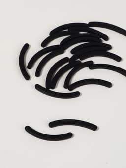 Сменные резинки к щипцам для ресниц, набор - 20 шт., чёрные