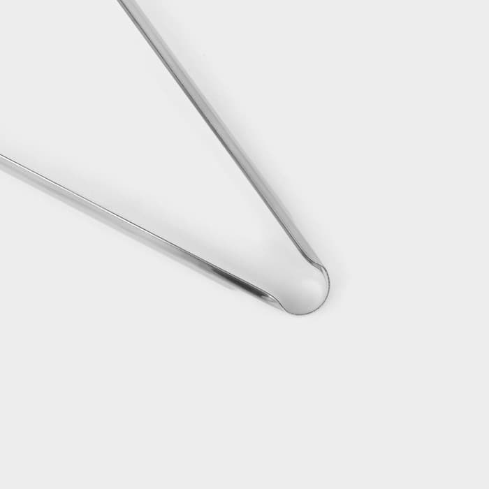 Щипцы кухонные Доляна «Лопатка», 201 сталь, 24 см, серебристые