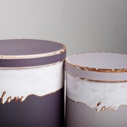 Набор коробок 4 в 1, упаковка подарочная, «Мрамор», 14×14×13 - 20×20×17.5 см