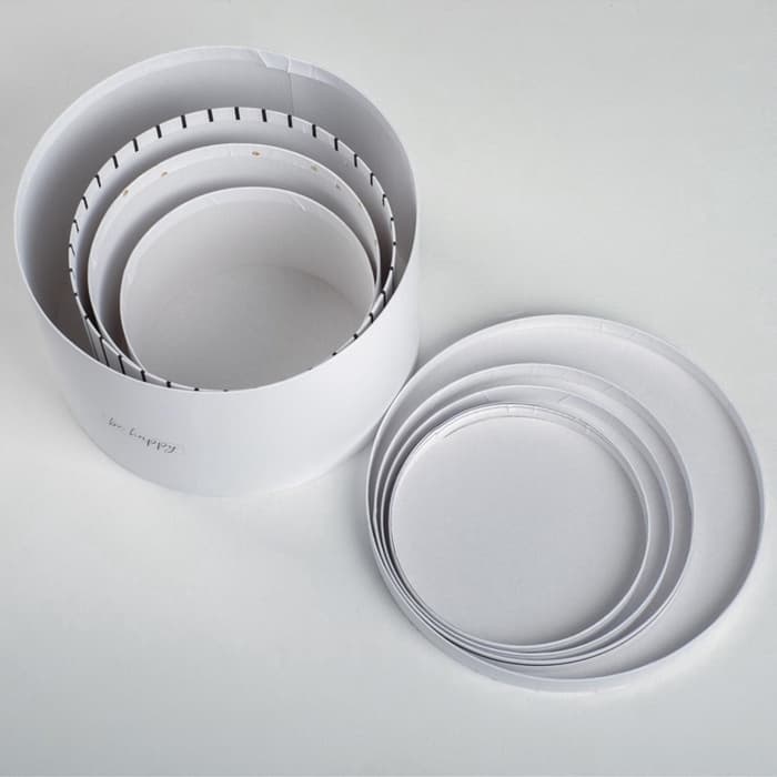 Набор коробок 4 в 1, упаковка подарочная, «Be happy», 16×16×10 - 25×25×15 см