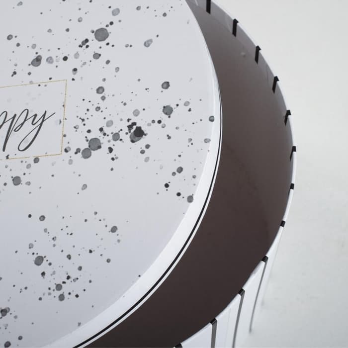 Набор коробок 4 в 1, упаковка подарочная, «Be happy», 16×16×10 - 25×25×15 см