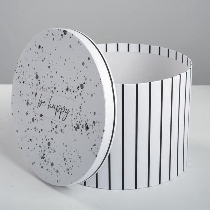 Набор коробок 4 в 1, упаковка подарочная, «Be happy», 16×16×10 - 25×25×15 см