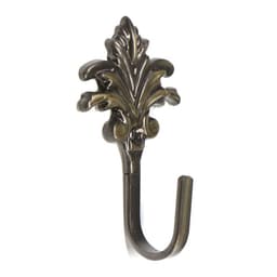 Держатель для штор KS010, однорожковый, цвет бронза, набор 2 шт.