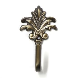 Держатель для штор KS010, однорожковый, цвет бронза, набор 2 шт.