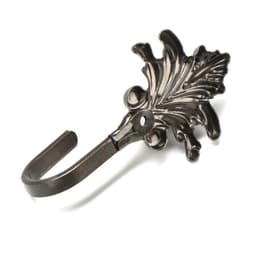 Держатель для штор KS010, однорожковый, цвет бронза, набор 2 шт.