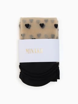 Капроновые носки женские MINAKU, набор 3 пары, размер 36-37 (23 см)