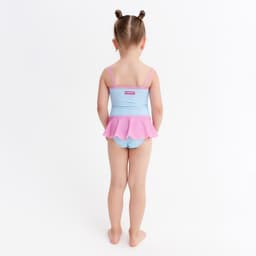 Купальник для девочки слитный KAFTAN «Русалочка», голубой, размер 30 (98-104 см)