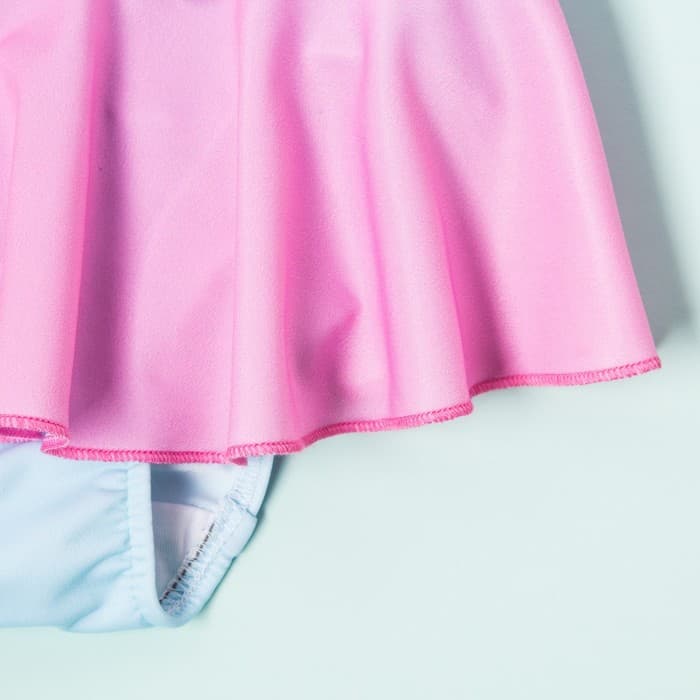 Купальник для девочки слитный KAFTAN «Русалочка», голубой, размер 30 (98-104 см)