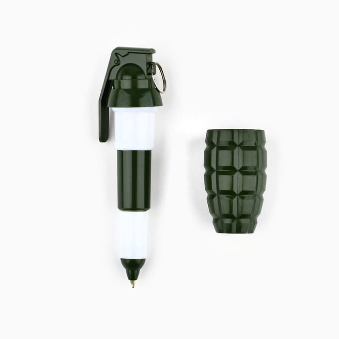 Подарочный набор, блокнот 32 листа и ручка-граната «23 февраля: Настоящему защитнику»