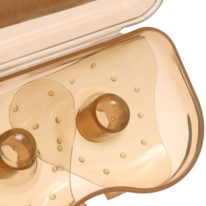 Накладки на грудь для кормления M&B, силиконовые, набор 2 шт., в контейнере