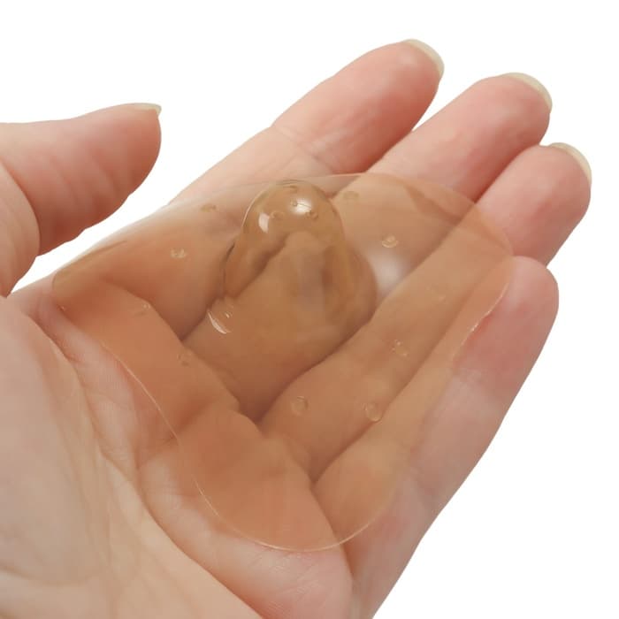 Накладки на грудь для кормления M&B, силиконовые, набор 2 шт., в контейнере