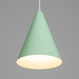 Светильник BayerLux «Конус», 1×40 Вт, Е14, зелёный, 16×16×20 см