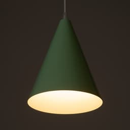 Светильник BayerLux «Конус», 1×40 Вт, Е14, зелёный, 16×16×20 см