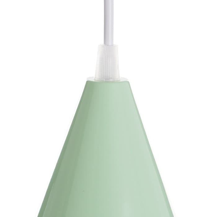 Светильник BayerLux «Конус», 1×40 Вт, Е14, зелёный, 16×16×20 см
