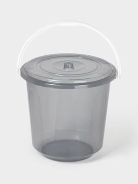 Ведро с крышкой «Хозяюшка», 5 л, d=22 см, h=22 см, пластик, МИКС