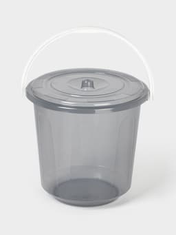 Ведро с крышкой «Хозяюшка», 5 л, d=22 см, h=22 см, пластик, МИКС