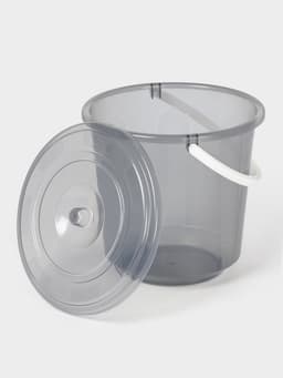 Ведро с крышкой «Хозяюшка», 5 л, d=22 см, h=22 см, пластик, МИКС