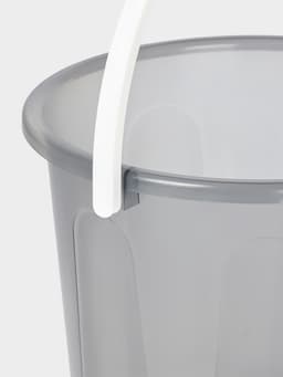 Ведро с крышкой «Хозяюшка», 5 л, d=22 см, h=22 см, пластик, МИКС