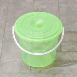 Ведро с крышкой «Хозяюшка», 5 л, d=22 см, h=22 см, пластик, МИКС